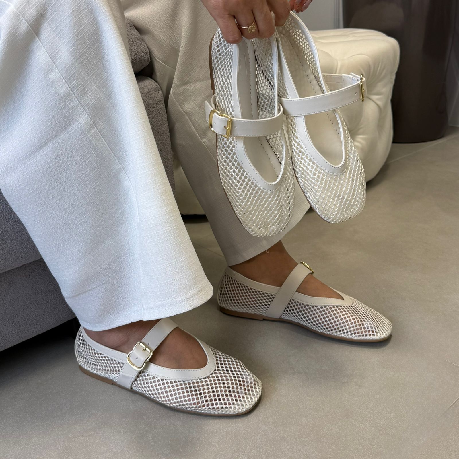 SAPATILHA RFK 723 OFF WHITE