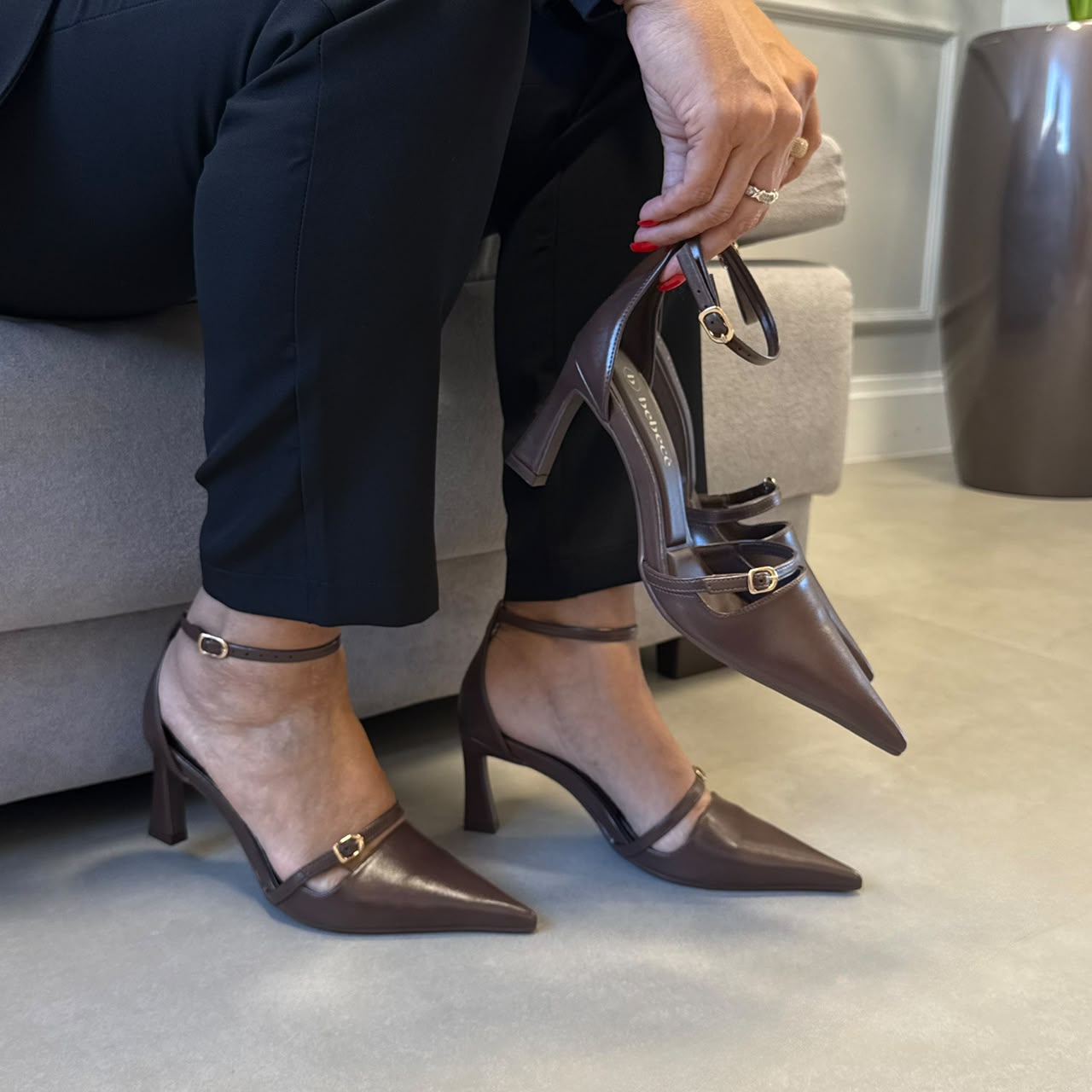 SCARPIN BEBECÊ 7043424 CACAU