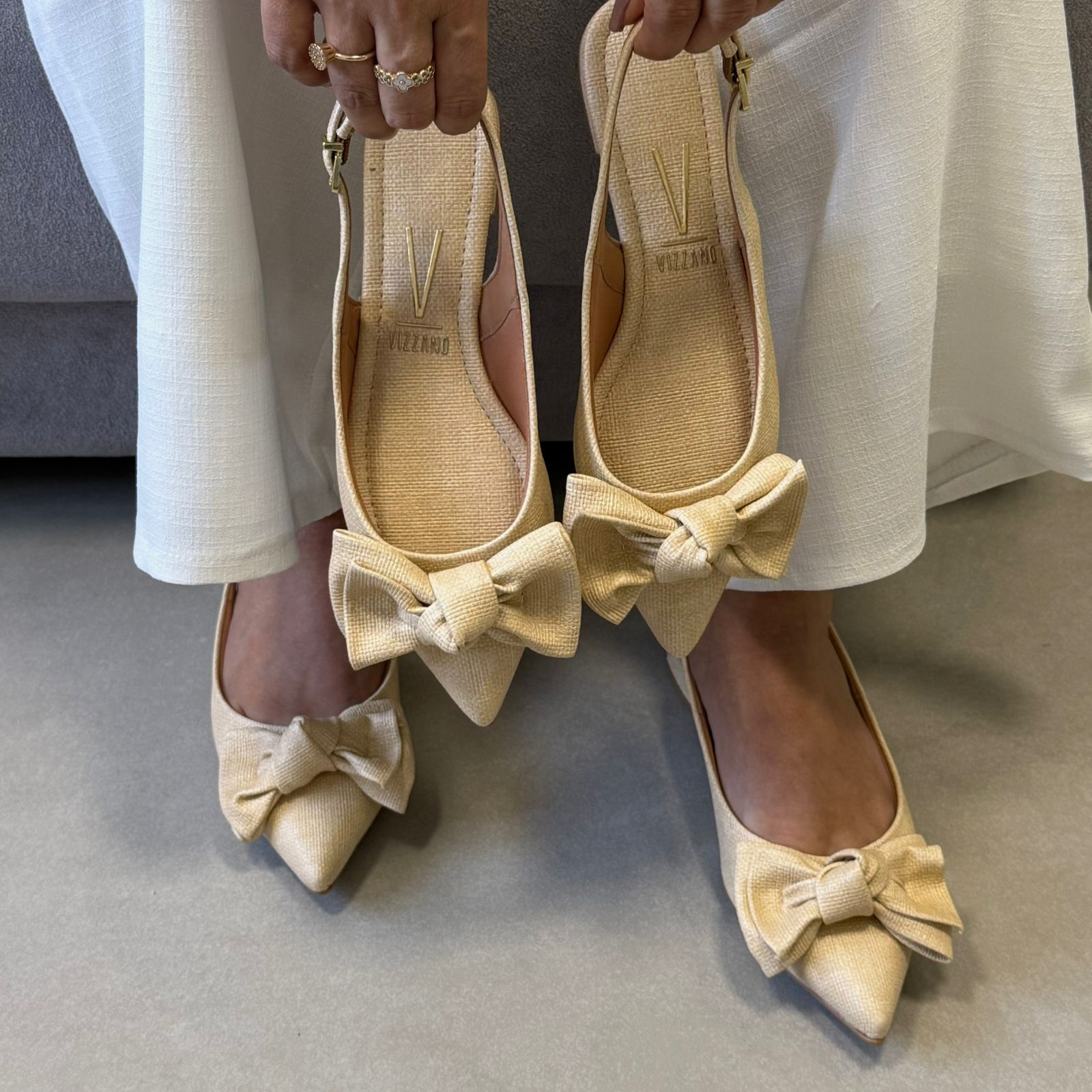 SAPATILHA SLINGBACK VIZZANO 12061024 LINHO