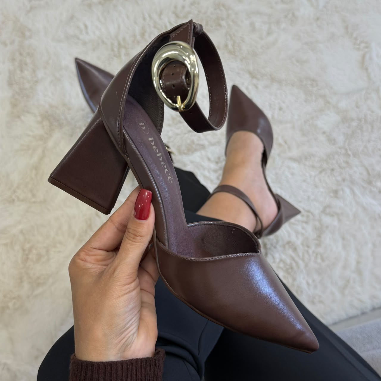 SCARPIN BEBECÊ 7044336 CHOCOLATE