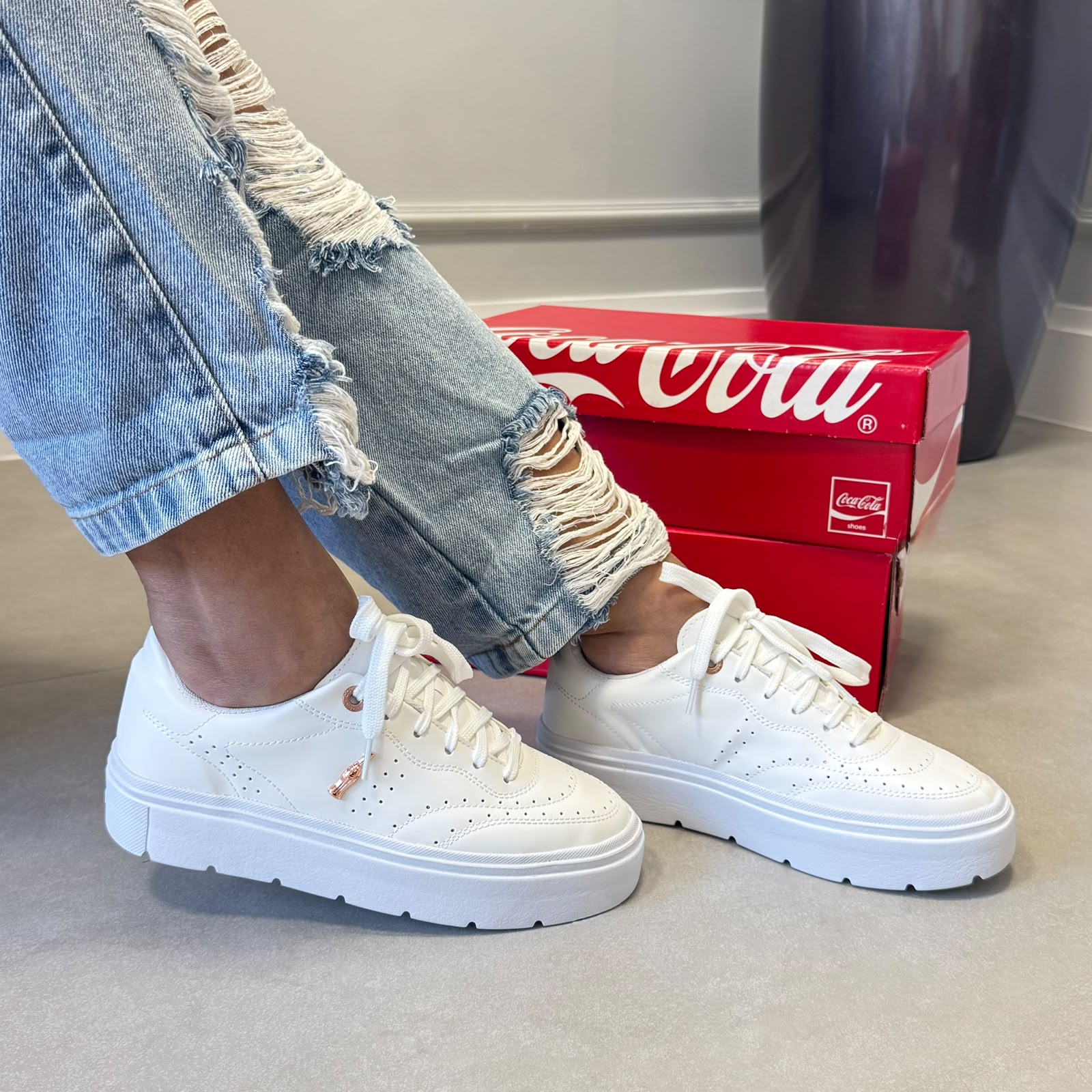 TÊNIS COCA COLA 2675 BRANCO