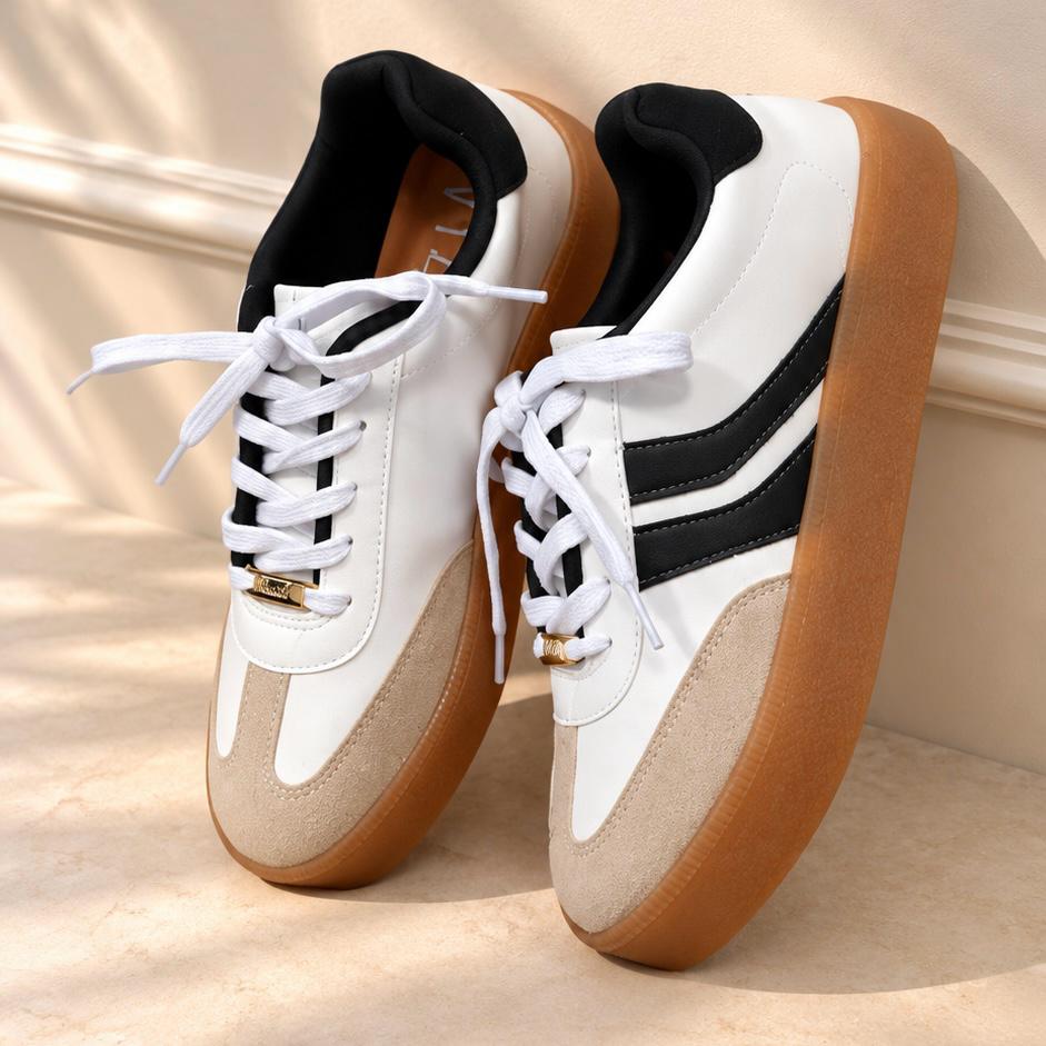 TÊNIS VIZZANO 1444100 BRANCO PRETO